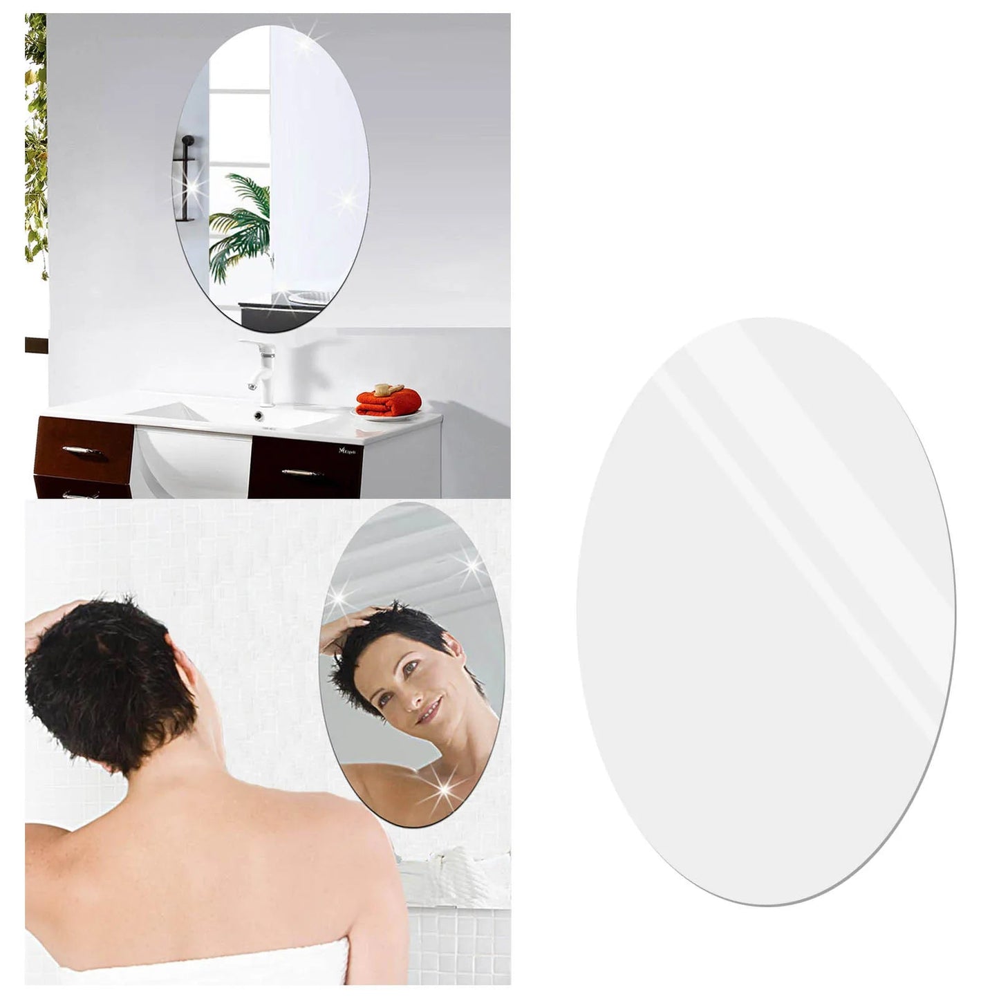 Mirror Wall Sticker (200mmx300mm)