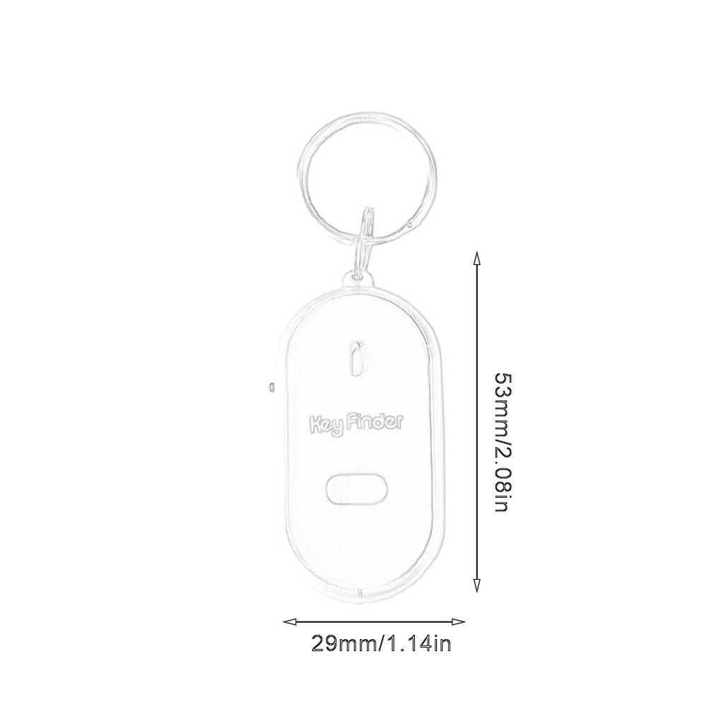 Whistle Key Finder Keychain