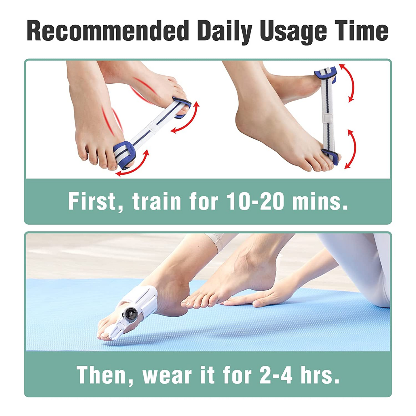 Medical Toe Bunion Orthotics Silicone Hallux Valgus Corrector Big Toe Bone Splint Straightener