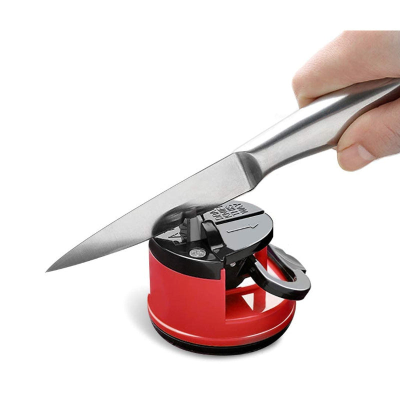 Kitchen Knife Sharpener with Suction Chef Pad