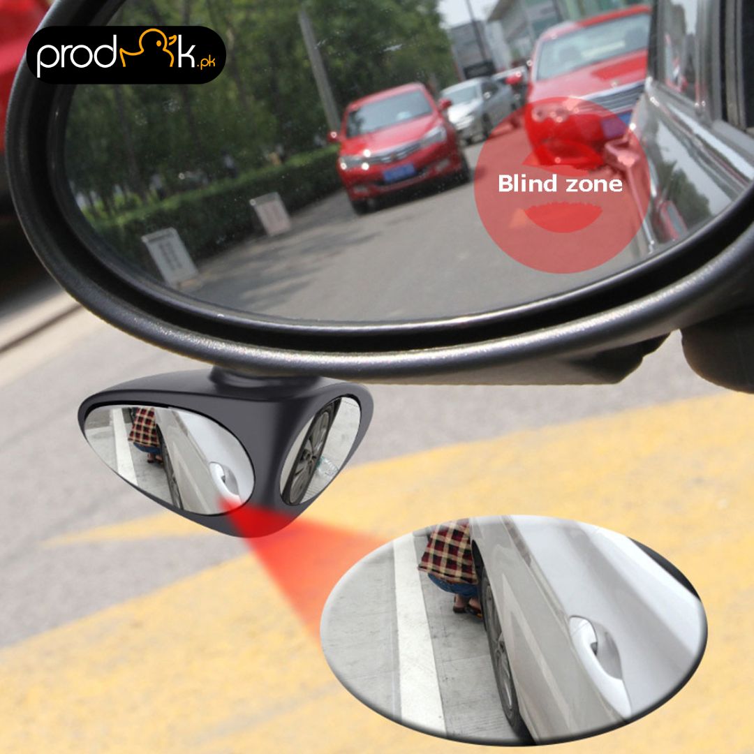 360 Degree Rotatable Side Car Blind Spot Convex Mirror