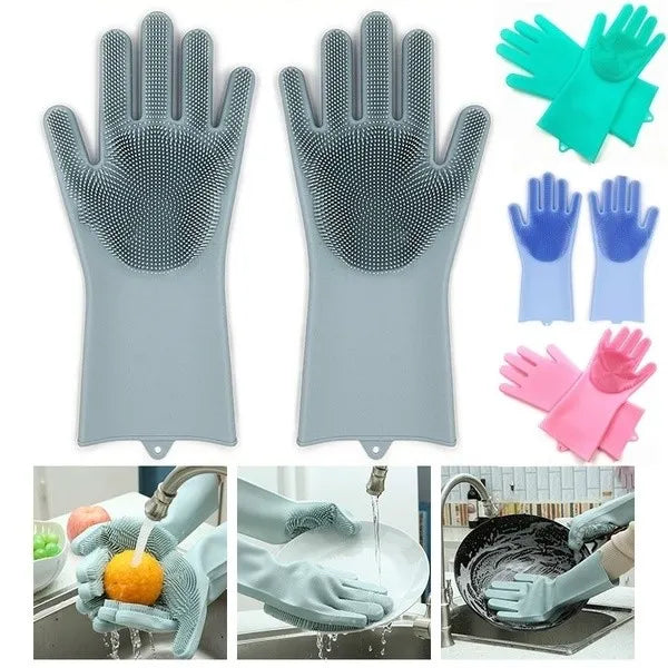 Silicon Dishwashing Gloves