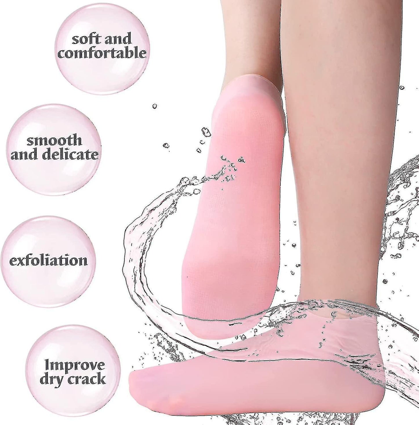 Silicone Moisturizing Socks