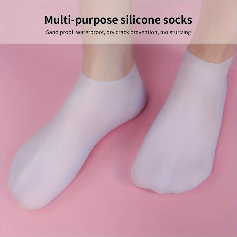 Silicone Moisturizing Socks